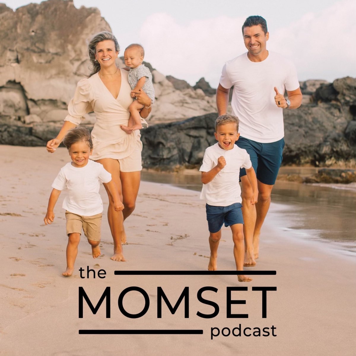 Podcasts for moms and entrepreneurship cover photo collage