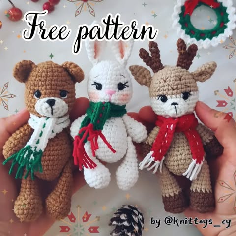 Snowed In: Free Crochet Patterns curated for you cover photo collage