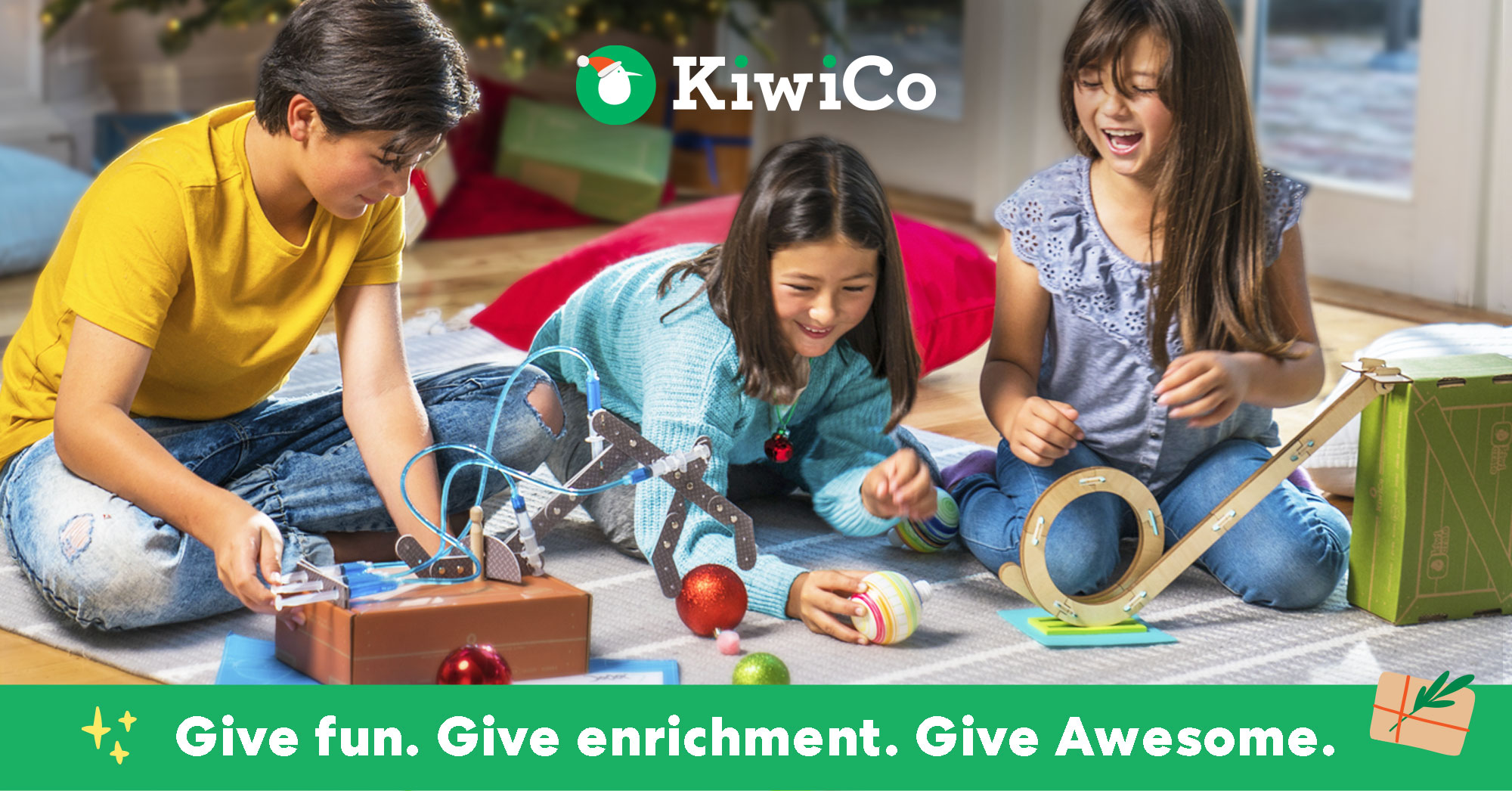 Eco-friendly holiday gifts for kids! cover photo collage