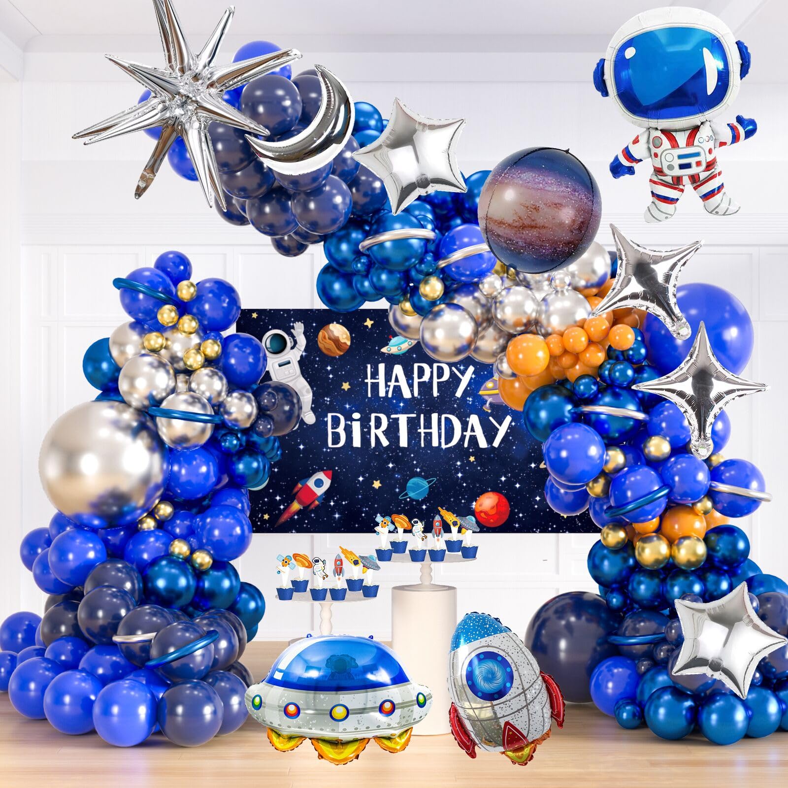 Space Explorer Theme cover photo collage