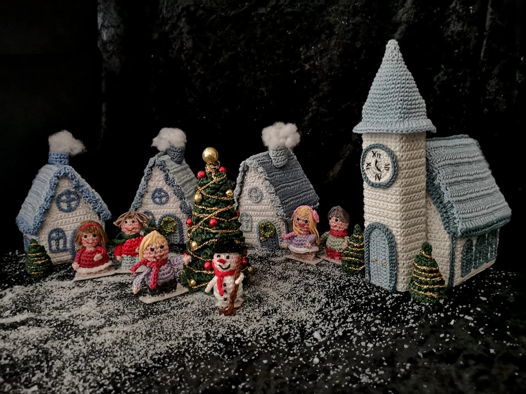 Winter Crochet Projects for Mindful Season cover photo collage