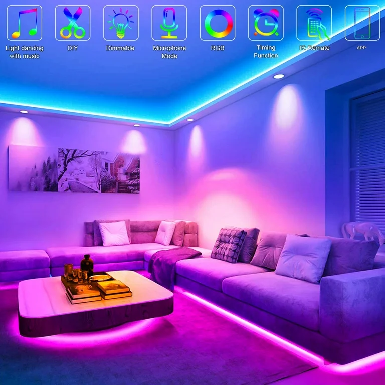 TIPS for Decorating Galaxy LED Lights for Home cover photo collage