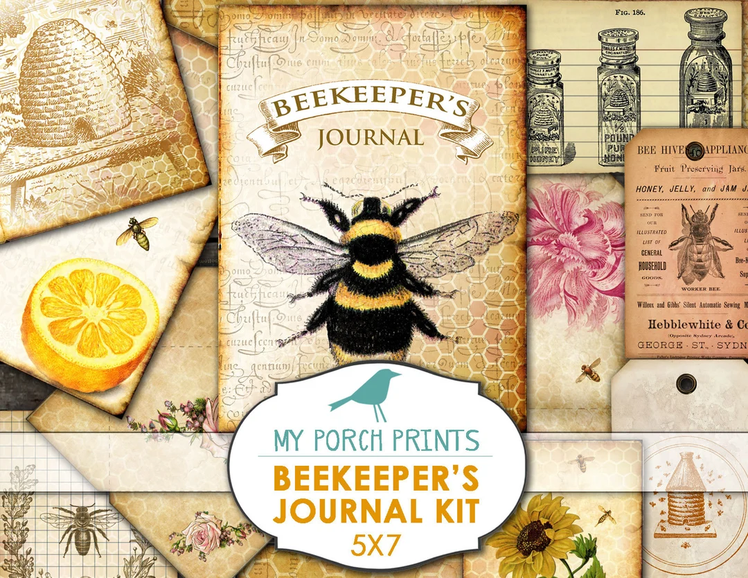 Junk Journaling cover photo collage