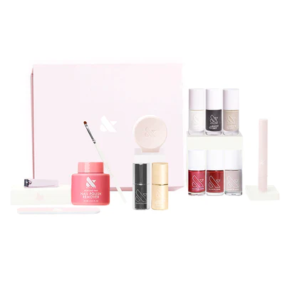 At-Home Beauty for Busy Gals on a Budget cover photo collage