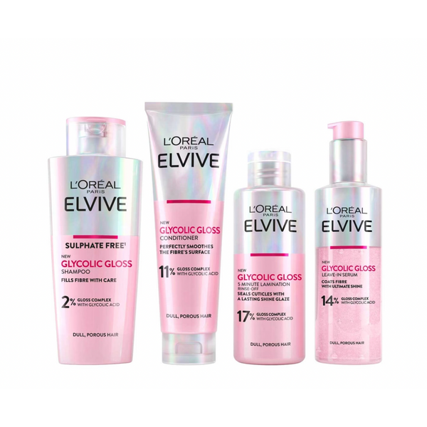 hair care products for long, shiny hair cover photo collage