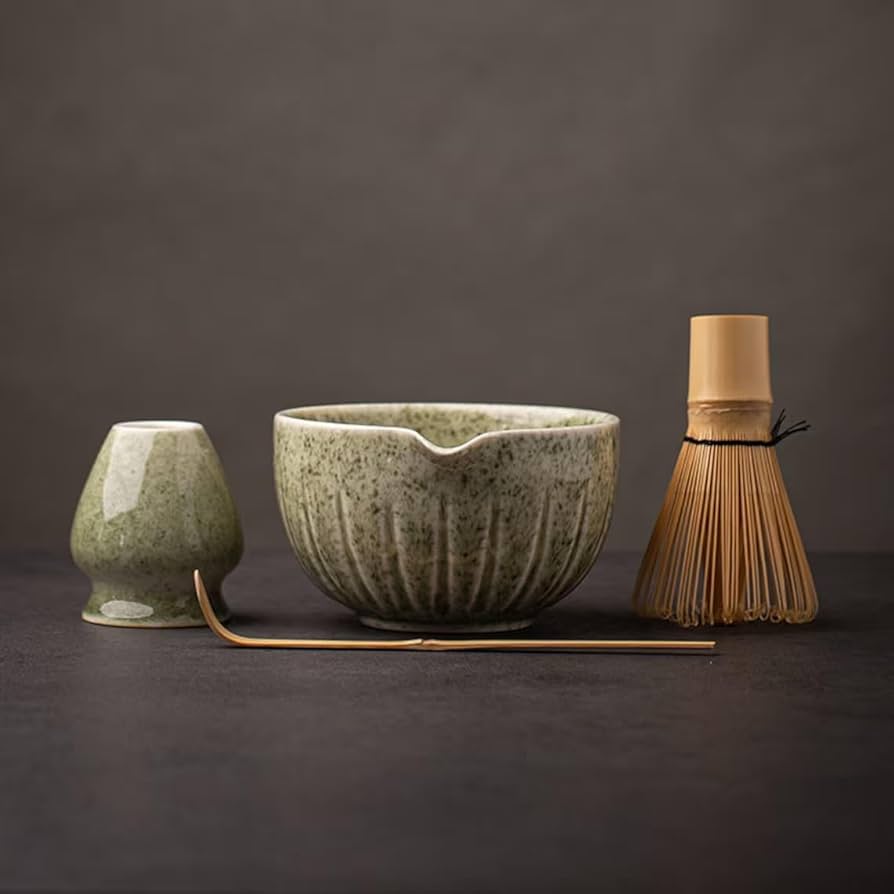 my at-home matcha station cover photo collage