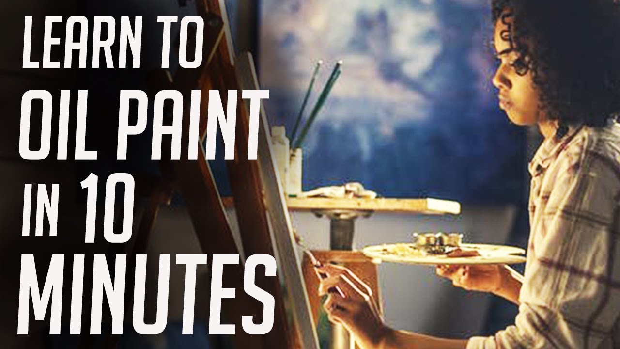 Oil Painting for Beginners cover photo collage