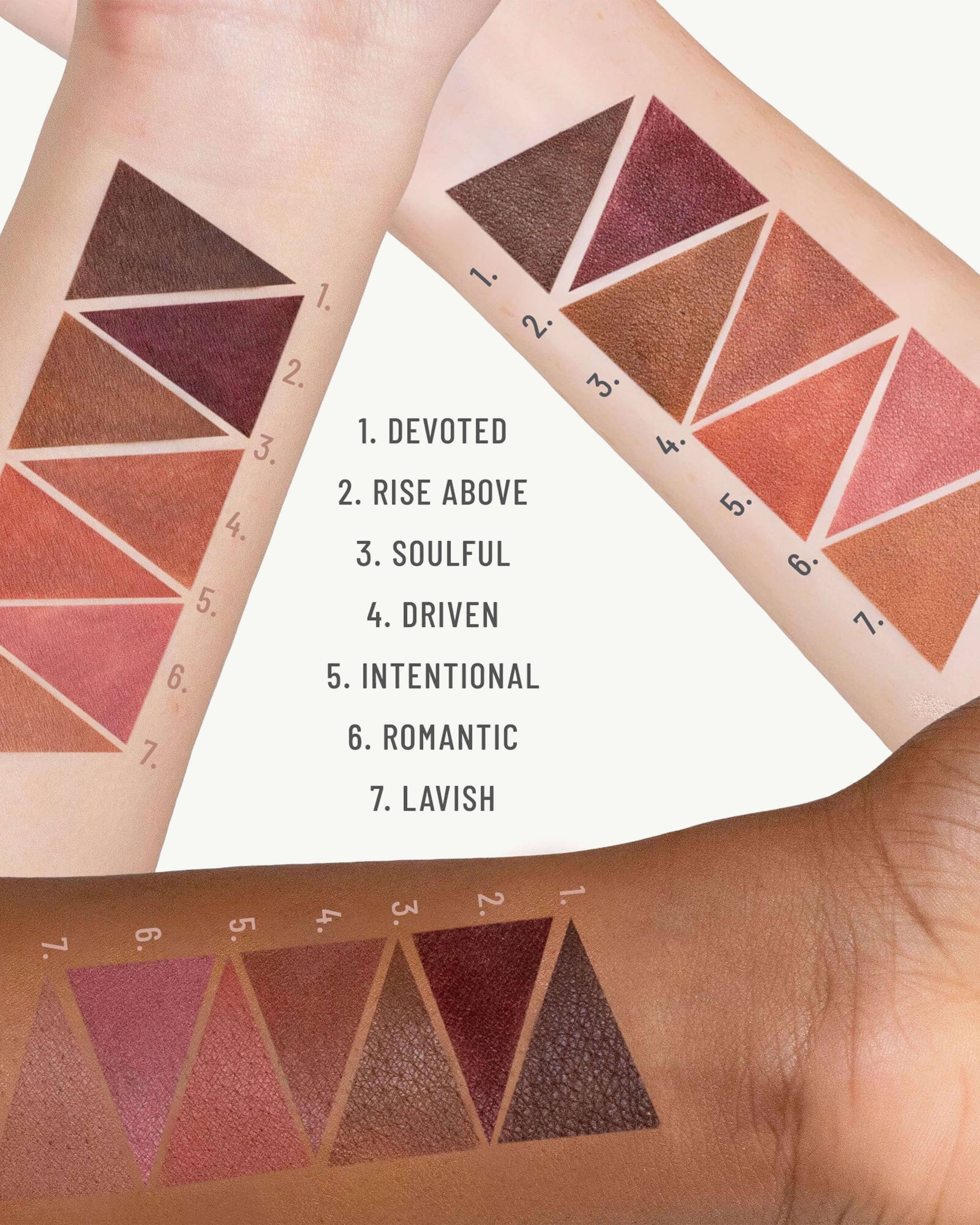 Natural lip colors for brown girls cover photo collage