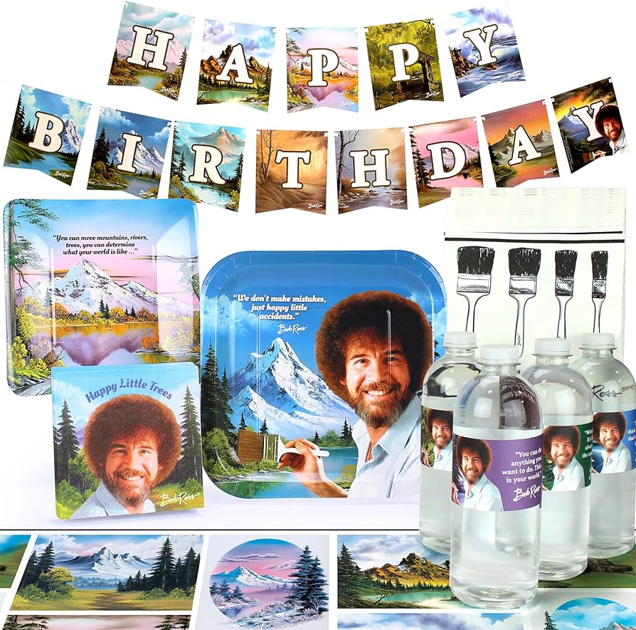 Everything Bob Ross! cover photo collage