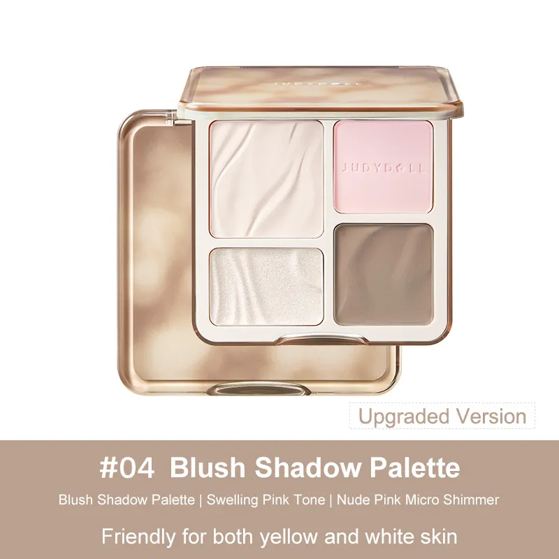 Highlighter, contour, and blush cover photo collage
