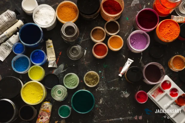 All about Artists' Pigments - Suppliers, Books and Resources cover photo collage
