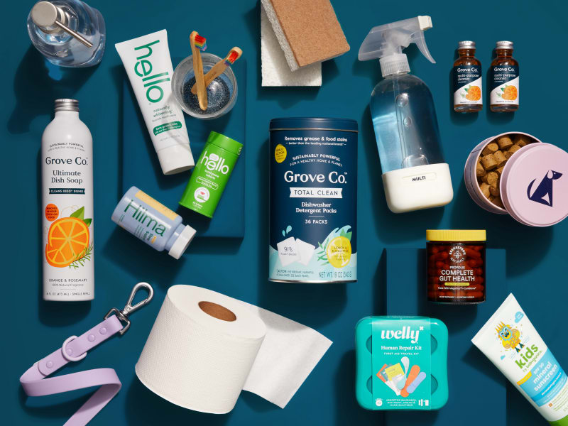 Household Products you will find in my “lower toxic” household cover photo collage