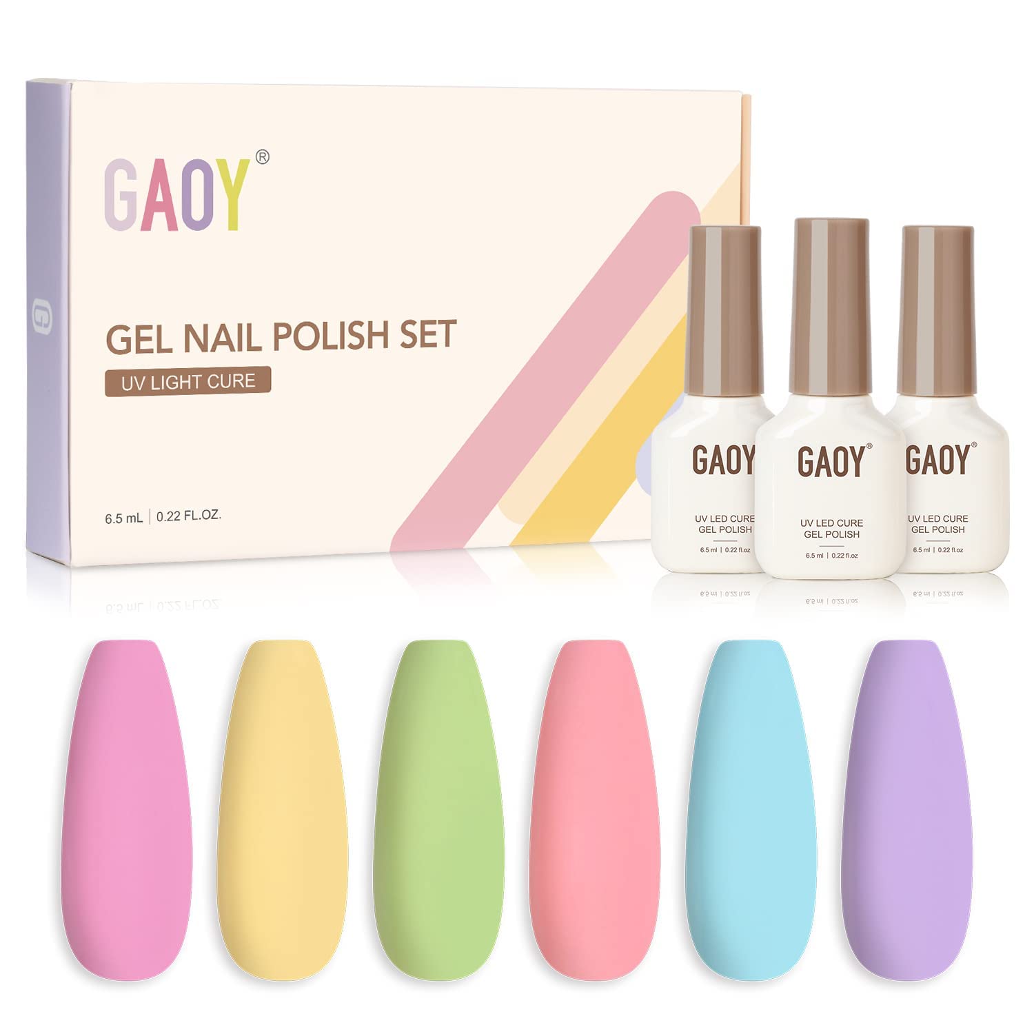 Beginner friendly gel nail products cover photo collage