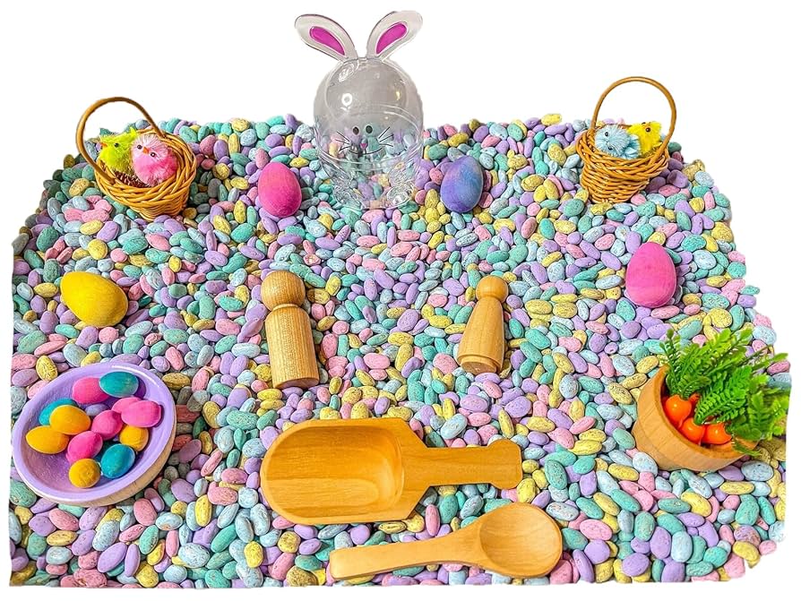 Easy and fun sensory bin play to keep your littles entertained while learning! cover photo collage
