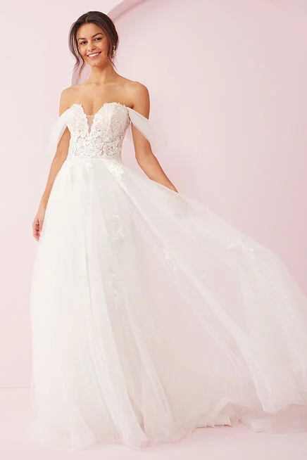 Dress & Accessory Inspo For Your Spring Wedding! cover photo collage