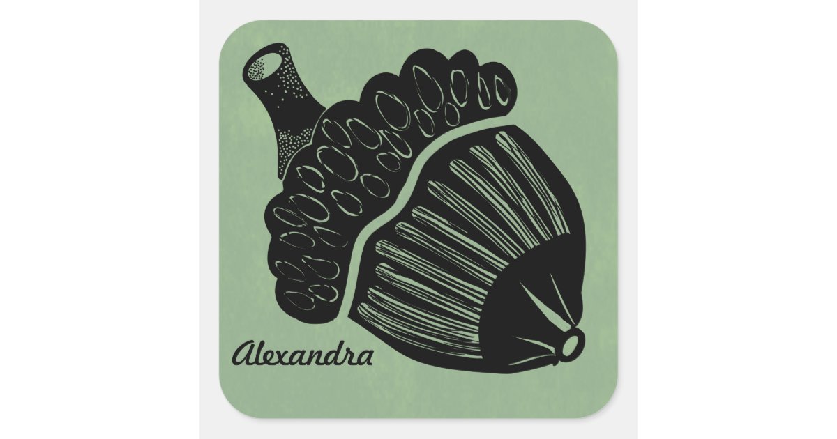 Woodcut Stickers cover photo collage