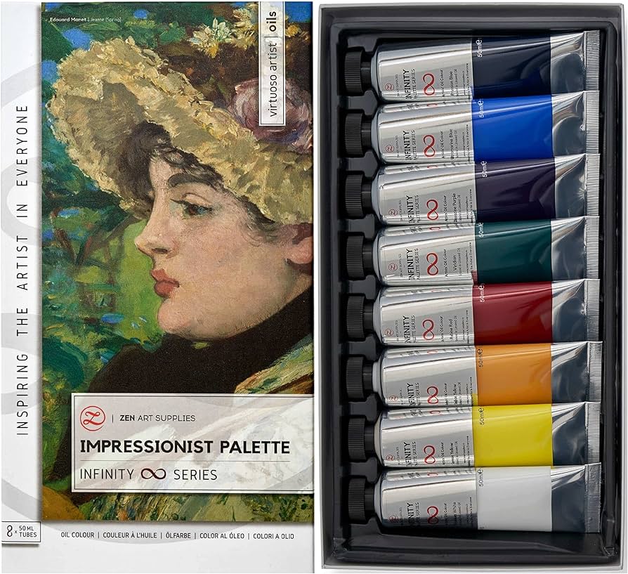 Oil Painting starter kit cover photo collage