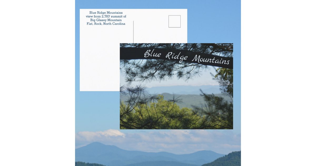 Photographic WNC Postcards to share Your Adventures cover photo collage
