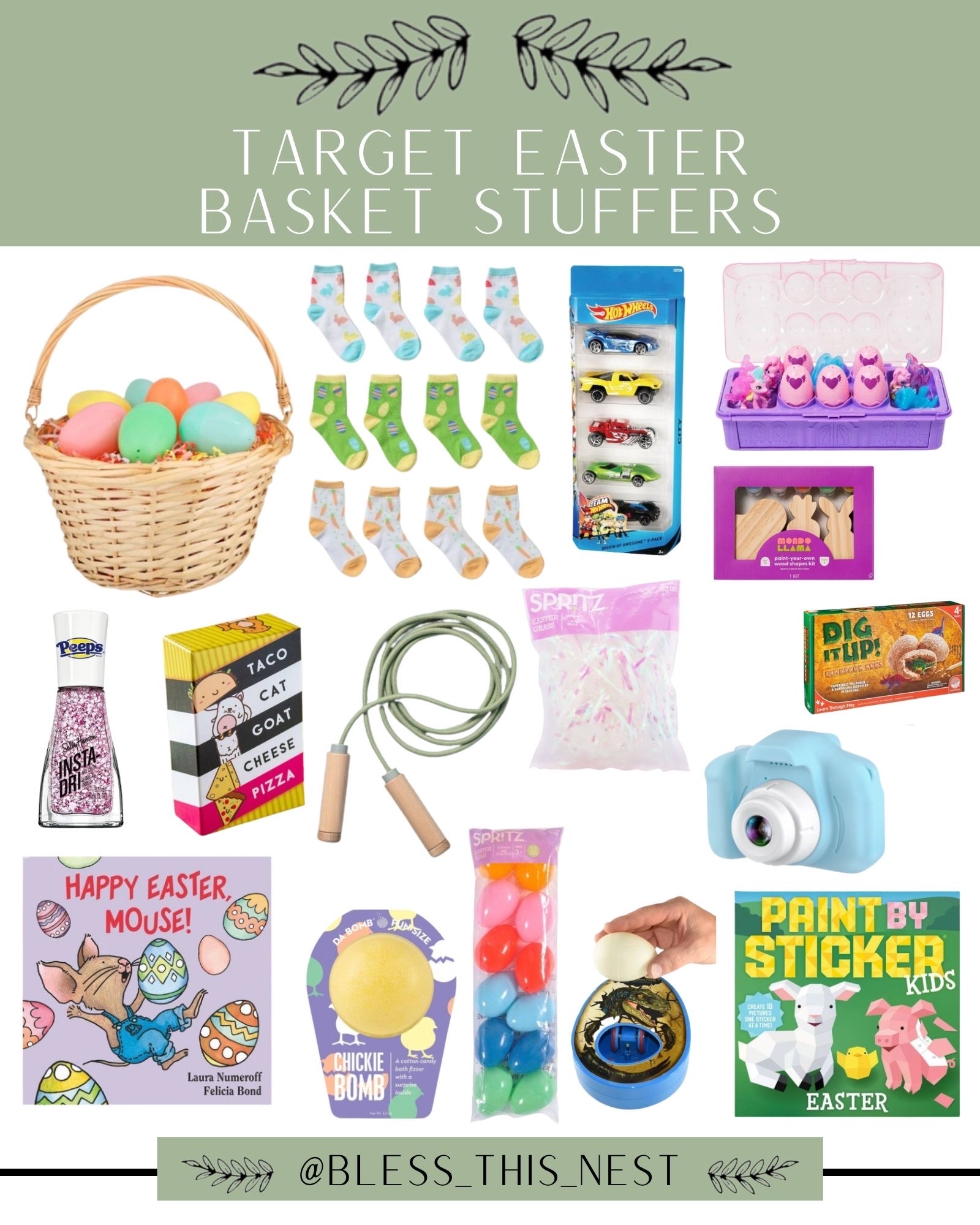 Easter Basket Inspo. for the littles! cover photo collage