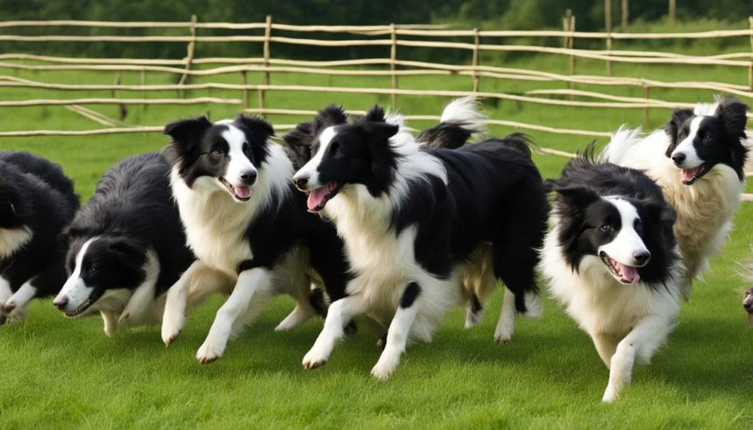 Love Your Border Collie Dog cover photo collage
