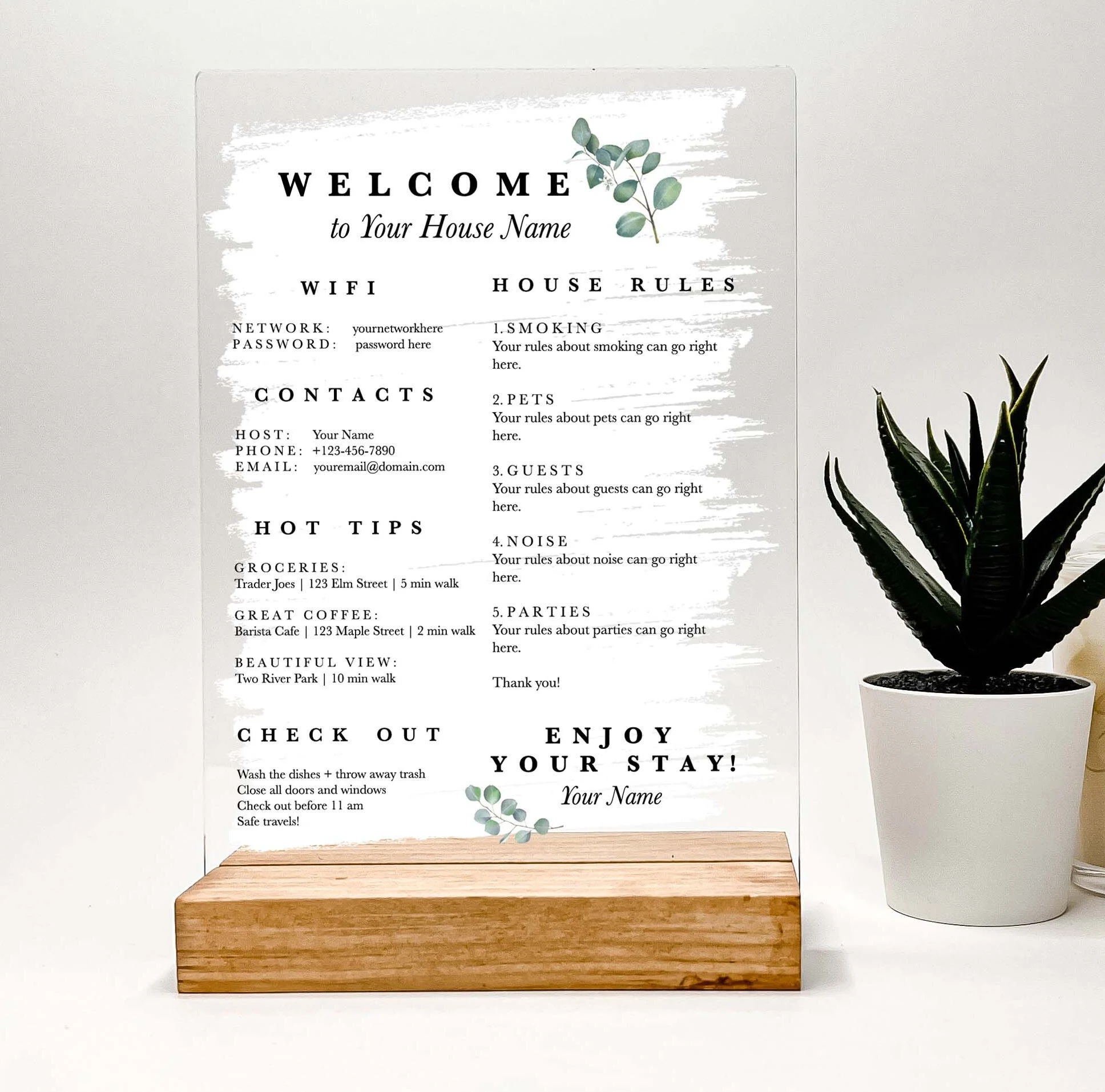 Airbnb Property Signs cover photo collage