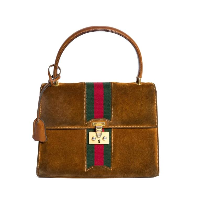 1970s Rare Gucci Camel Bag