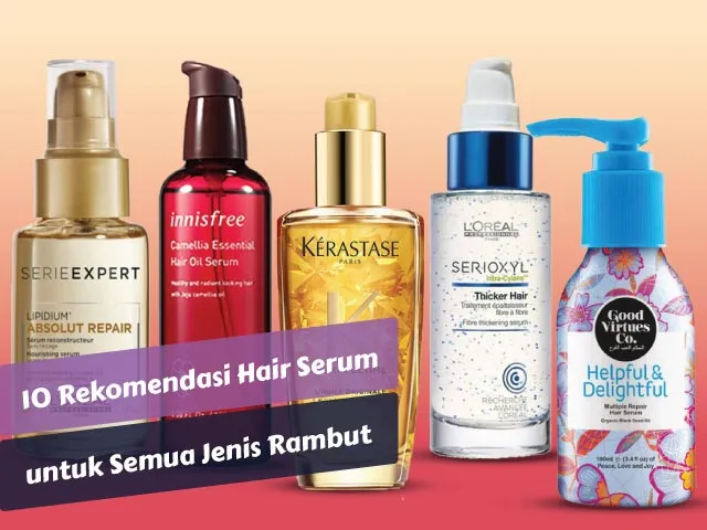 Best Serum for Your Healthy Hair cover photo collage