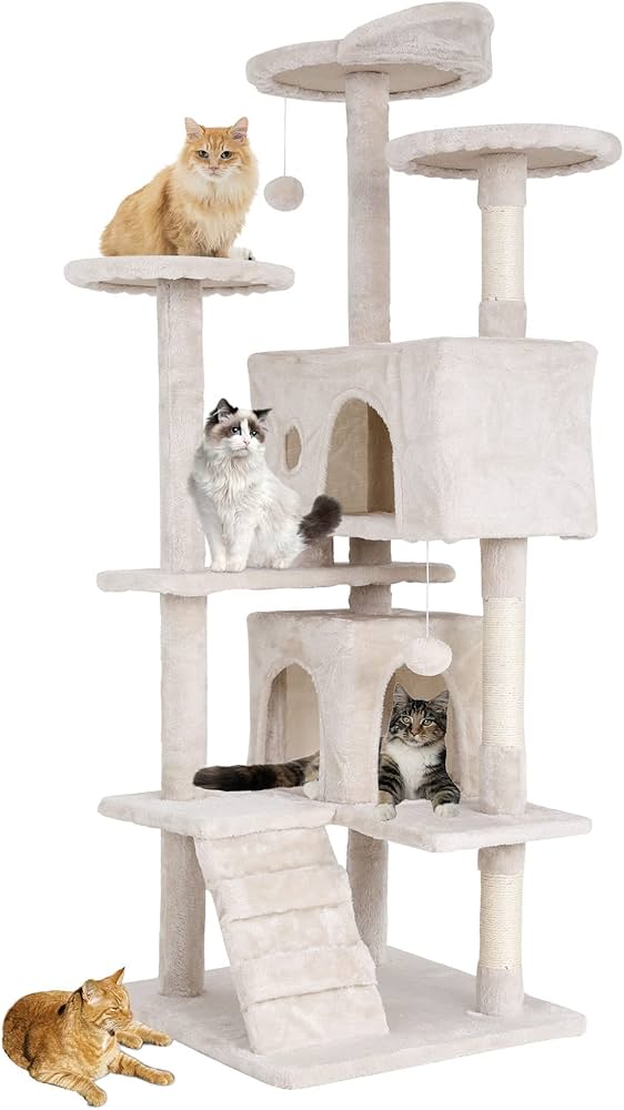 Fun, and not so fun, Supplies to make your Cat Happy! cover photo collage