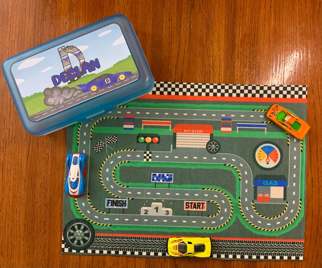 Our Favorite Travel Toys cover photo collage