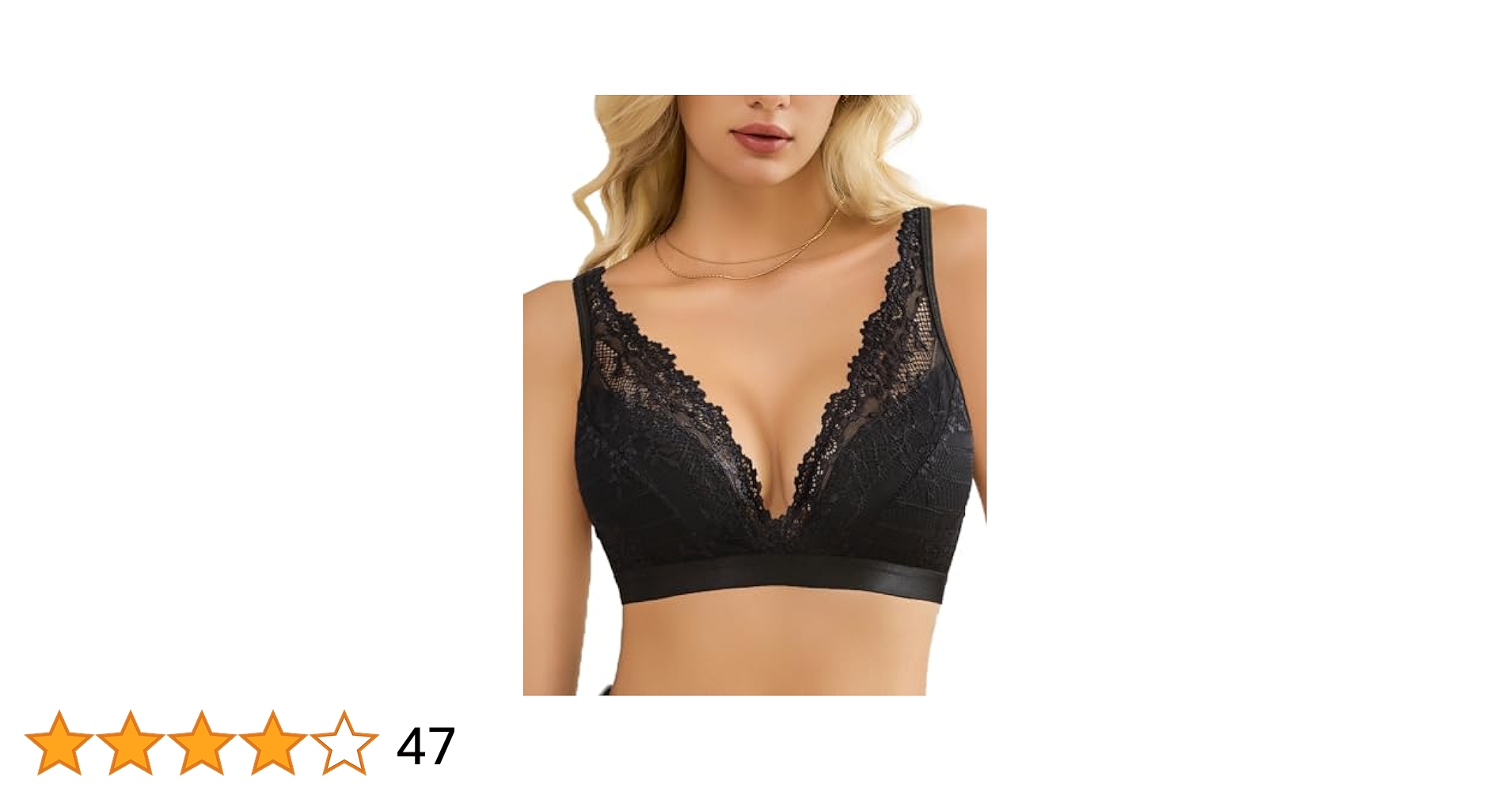 Wireless women (with some matching seamless panties) cover photo collage