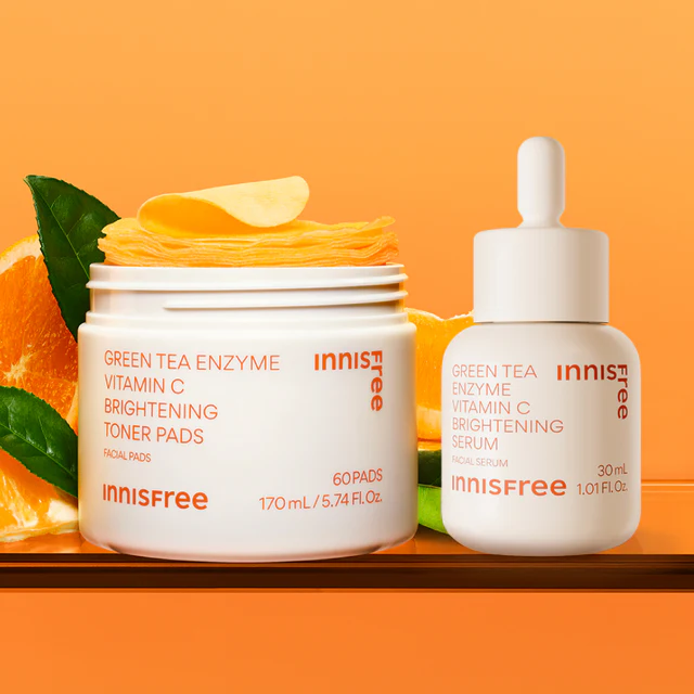 "K-Glow Toner Pads" cover photo collage