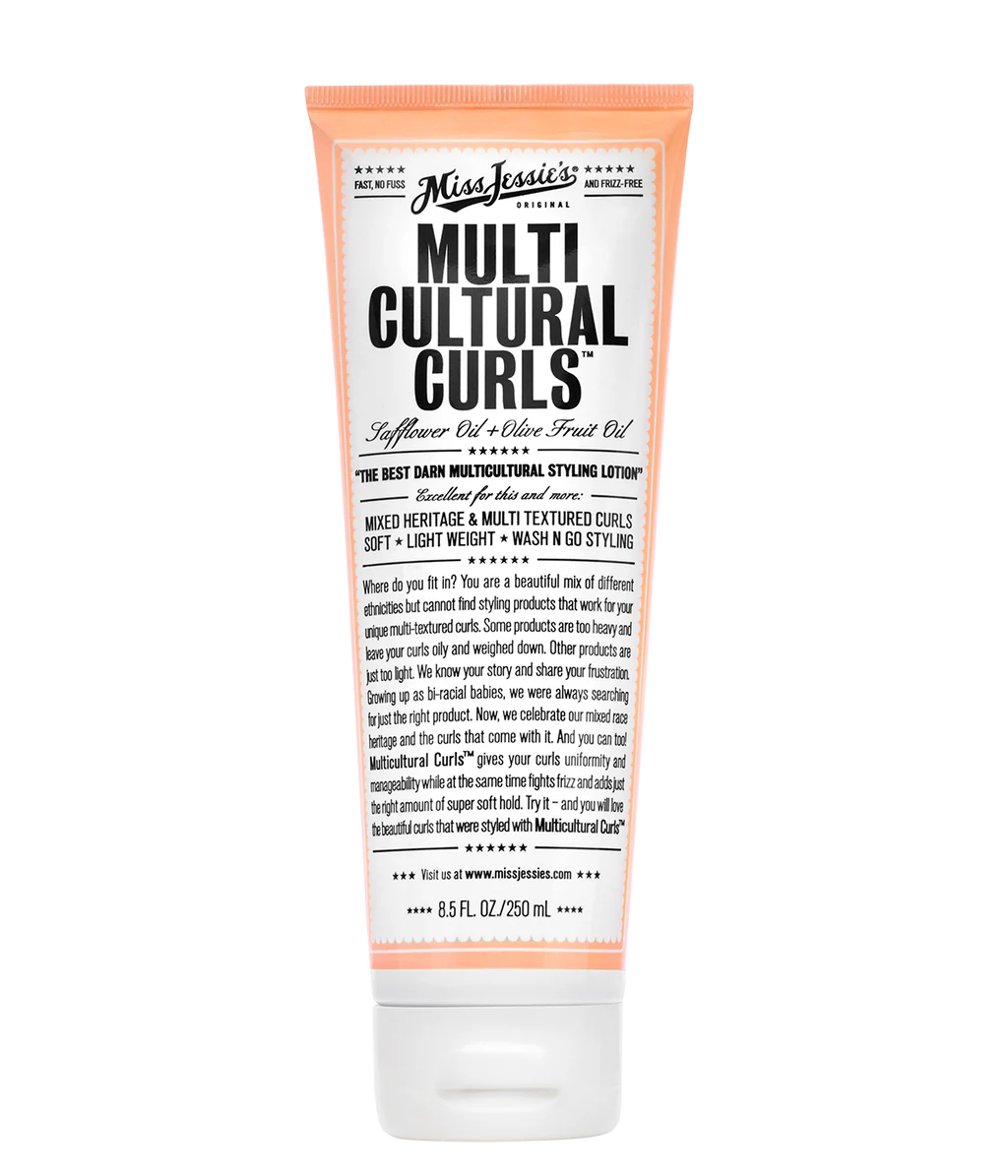 curly hair care routine cover photo collage
