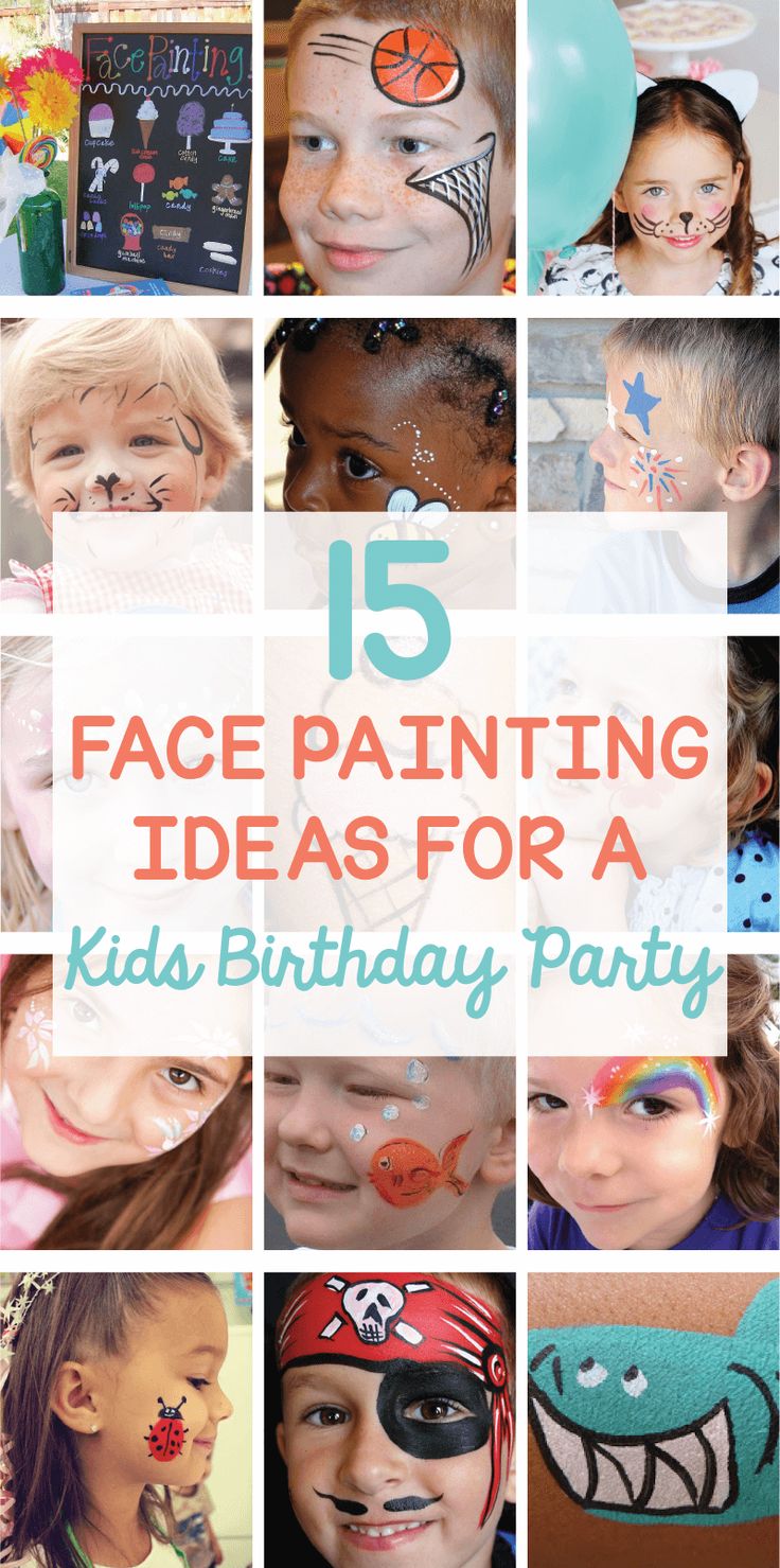 Face Painting: Inspirations and Products cover photo collage