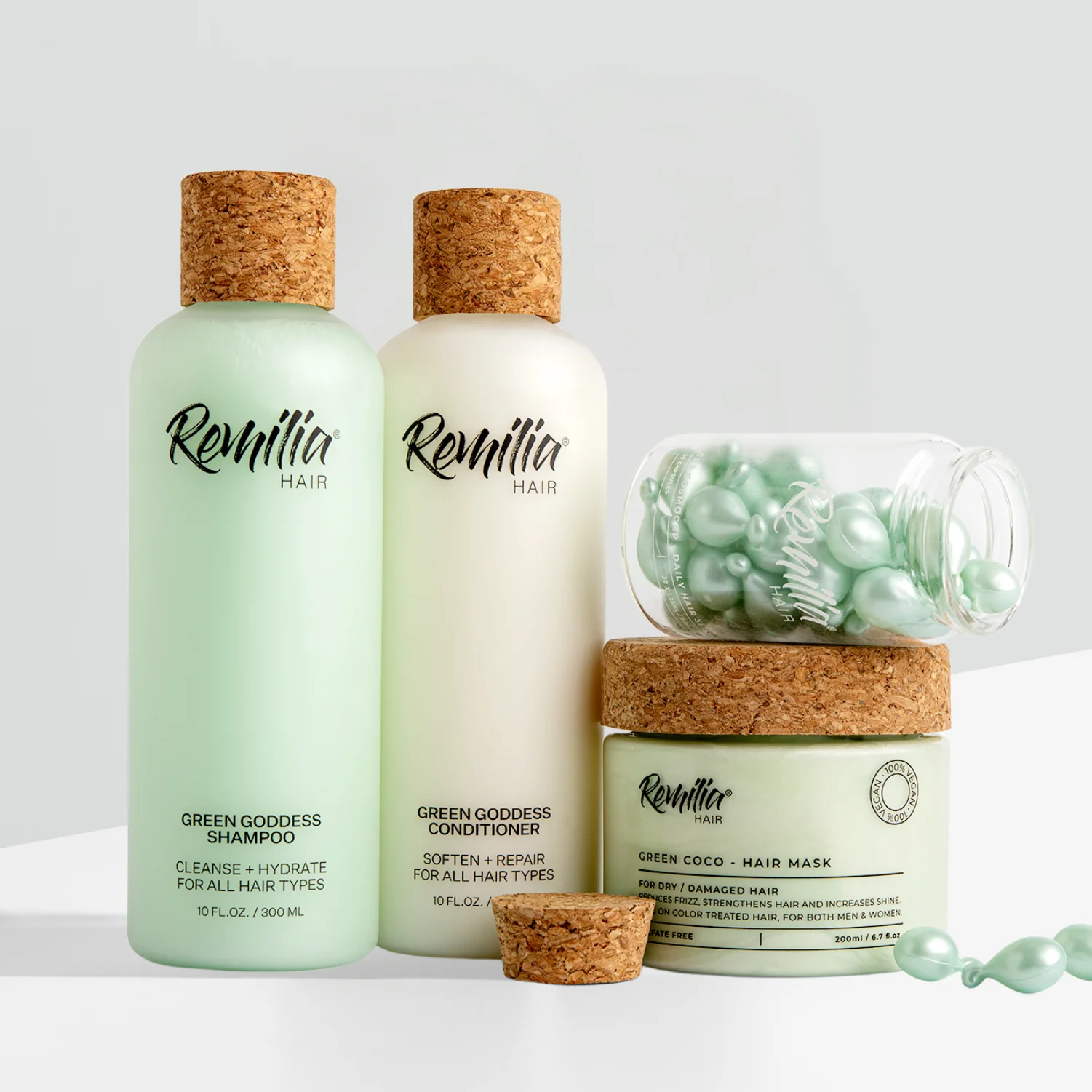 Hair care cover photo collage