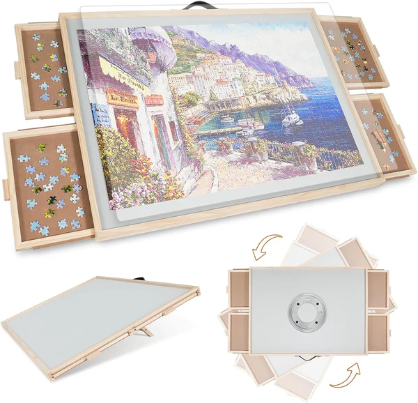 Accessories to make puzzling more fun cover photo collage