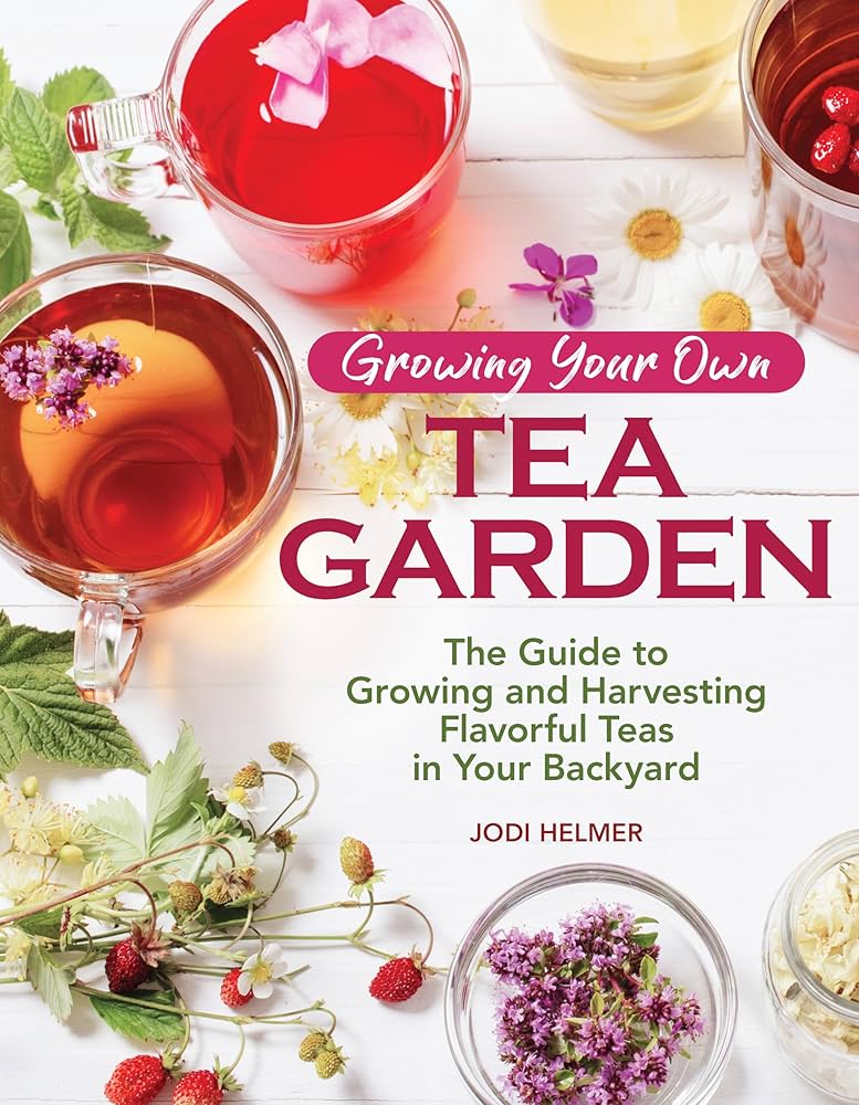 Growing & Brewing Herbal Tea at Home cover photo collage