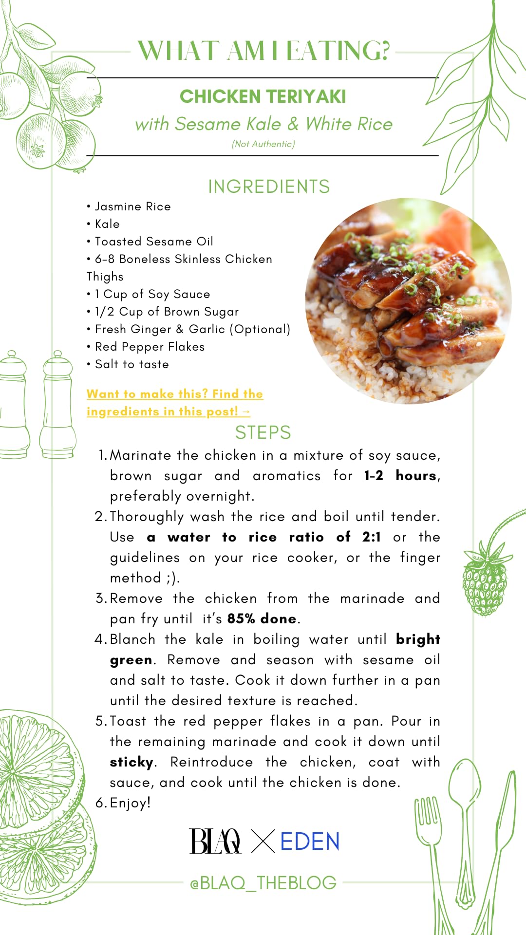 TASTING EDEN: Energizing Breakfasts & Snacks cover photo collage
