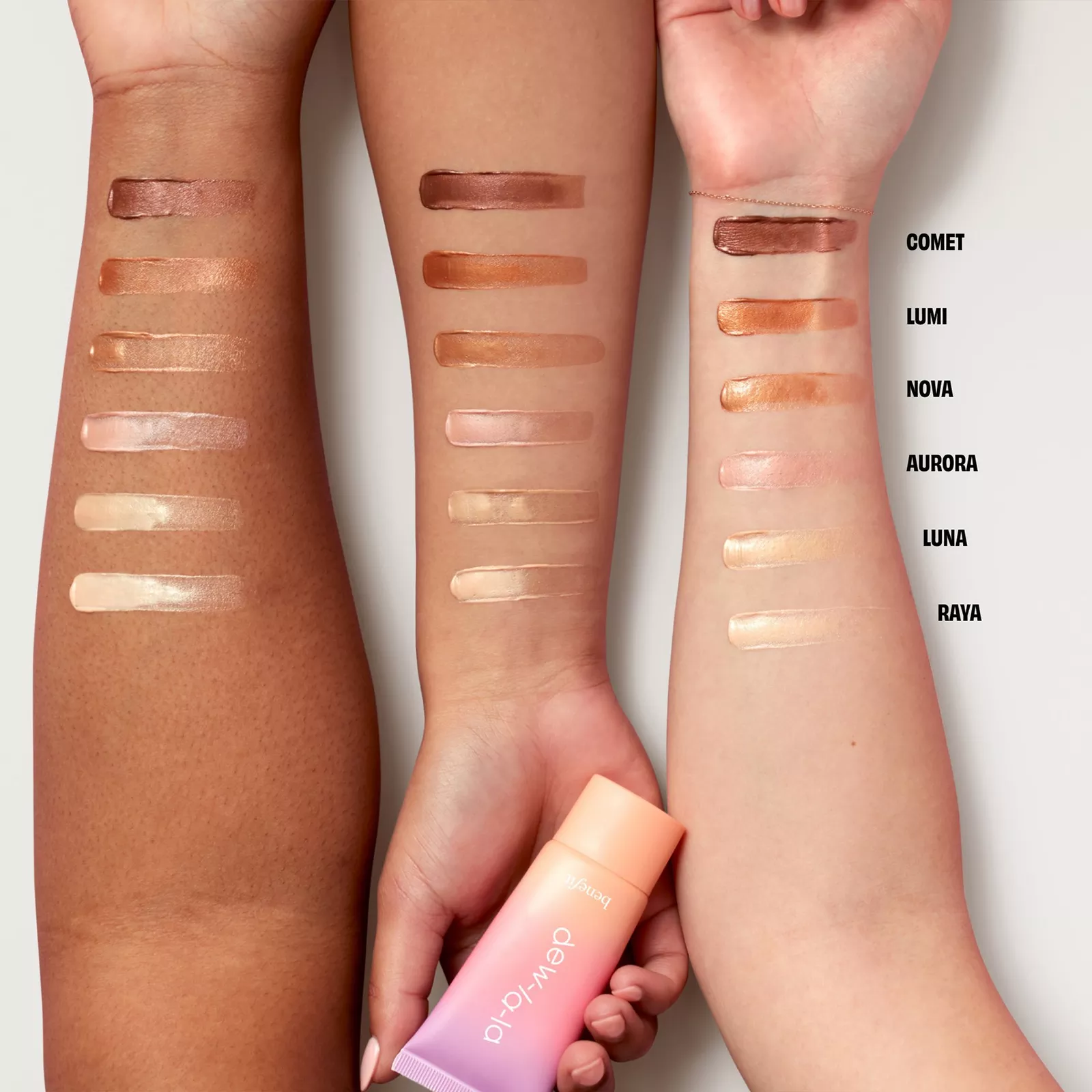 Highlighter that glows not glitters cover photo collage
