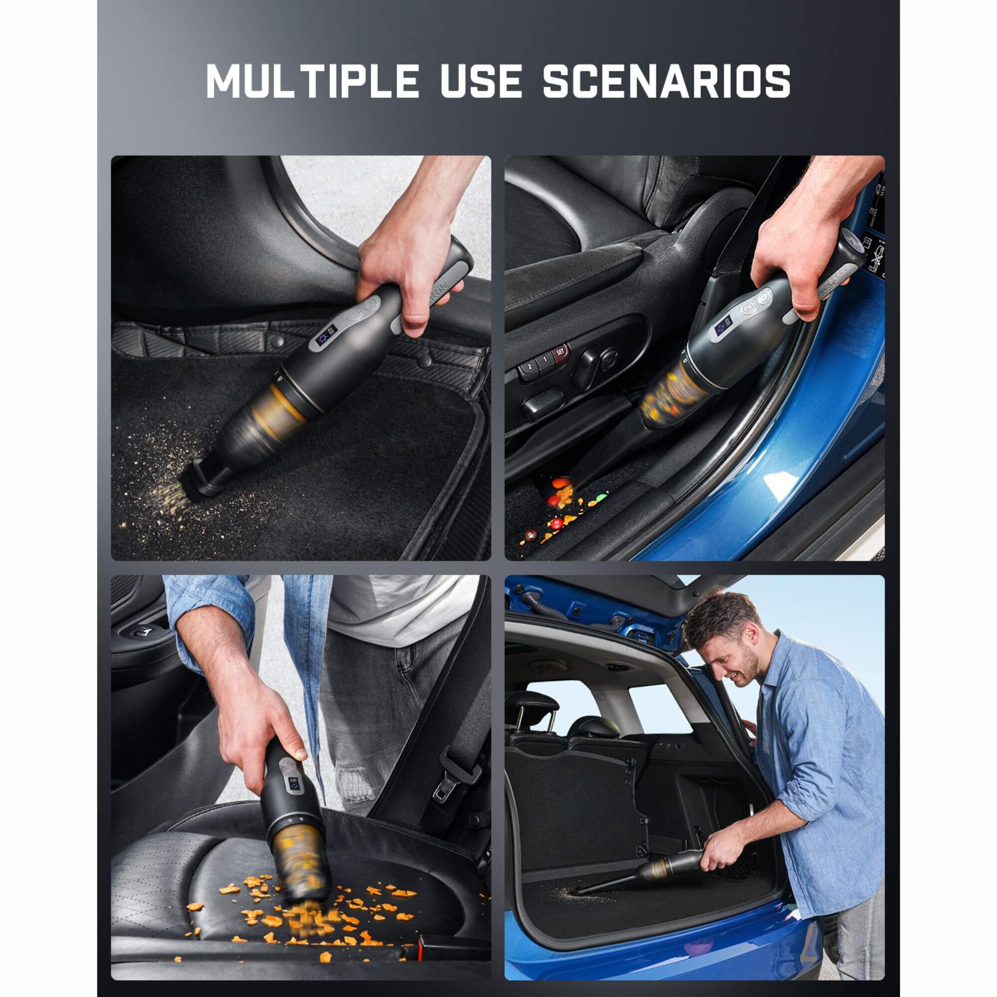 Car stock: with young kids cover photo collage