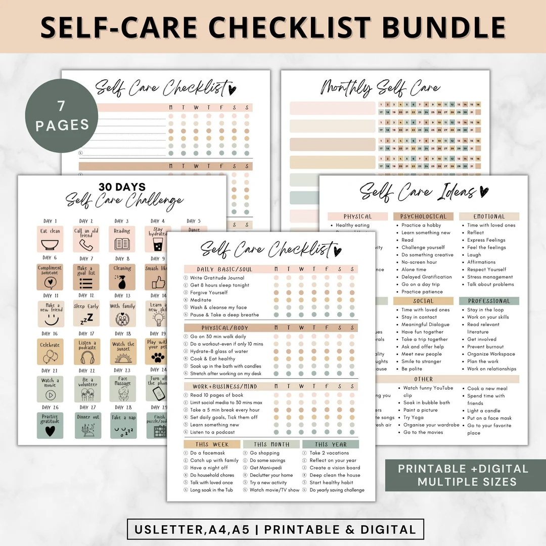 Must-Have Self-Care Essentials for Caregivers cover photo collage