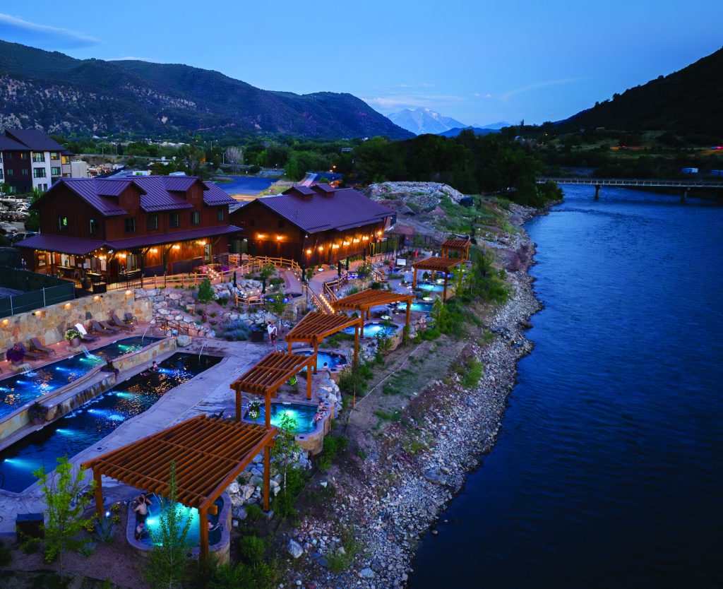 The best hot springs for couples to visit and for families to visit in the state of Colorado! cover photo collage