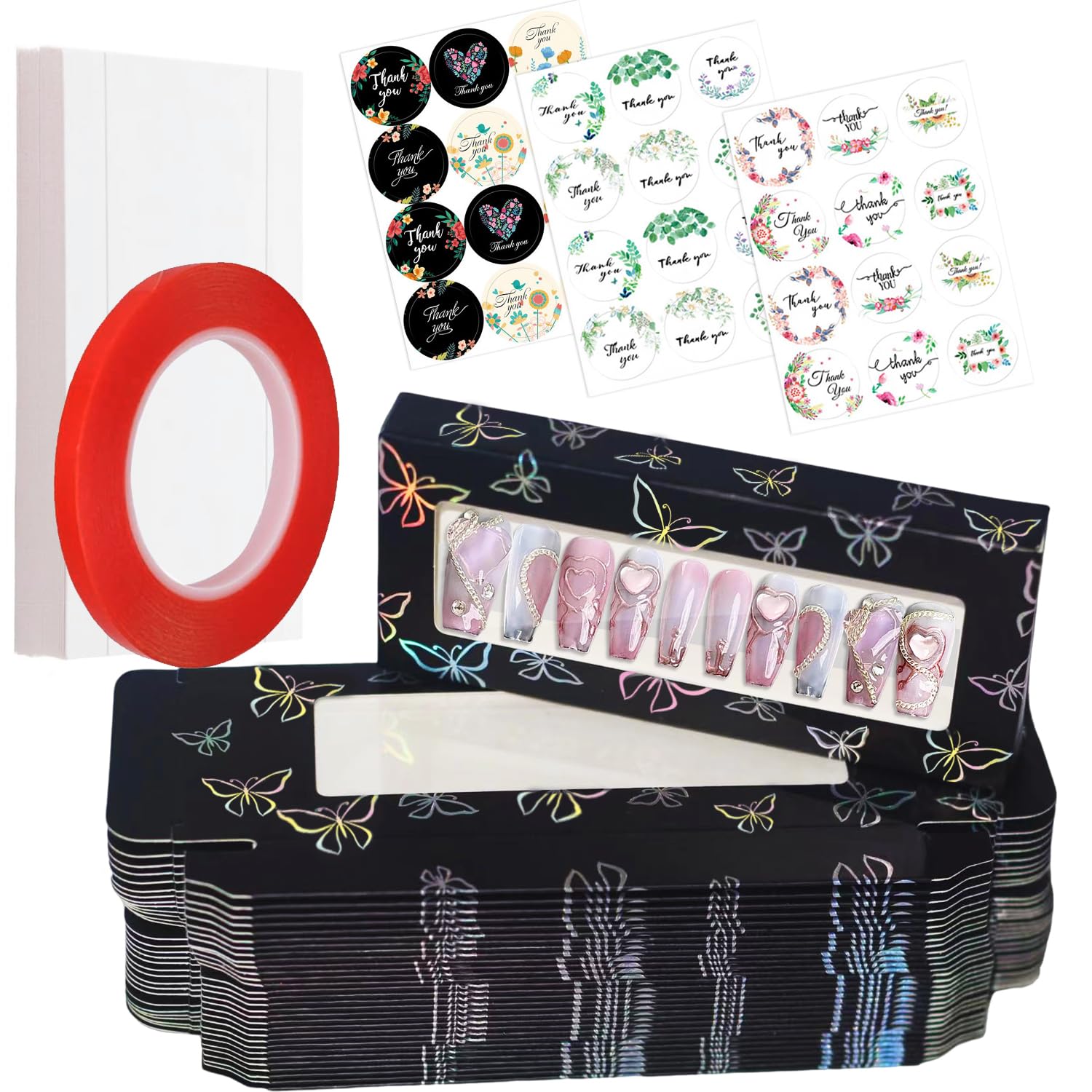 Press on nail business needs! cover photo collage