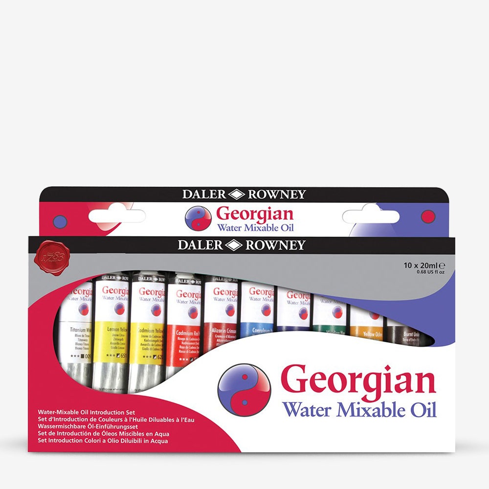 Oil painting supplies cover photo collage