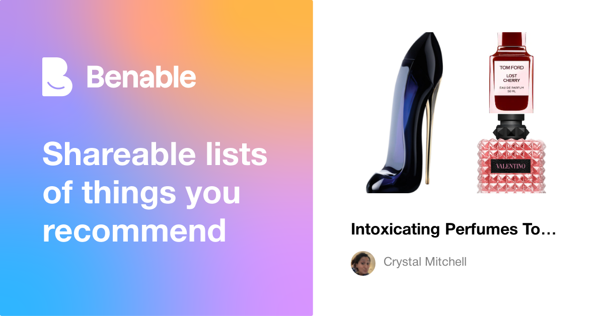 Intoxicating Perfumes Top 10 favourites for women and men cover photo collage
