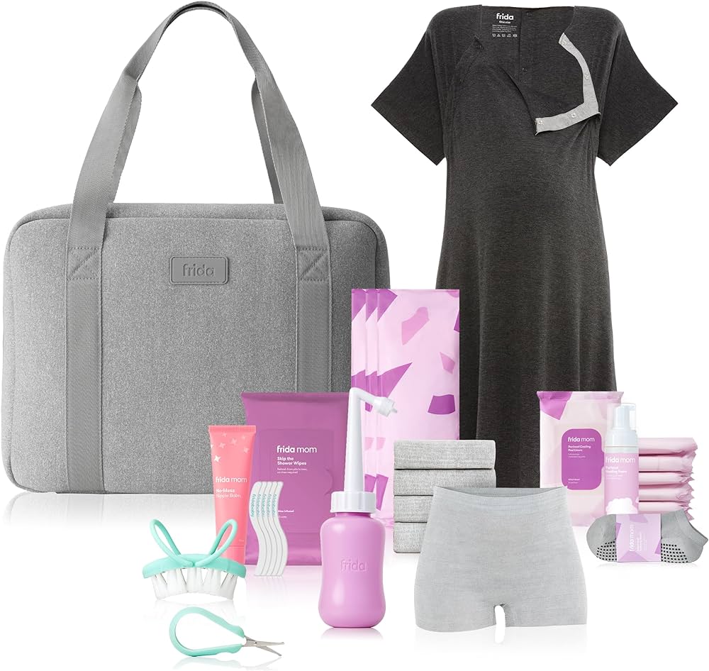 Hospital must-haves for moms! cover photo collage