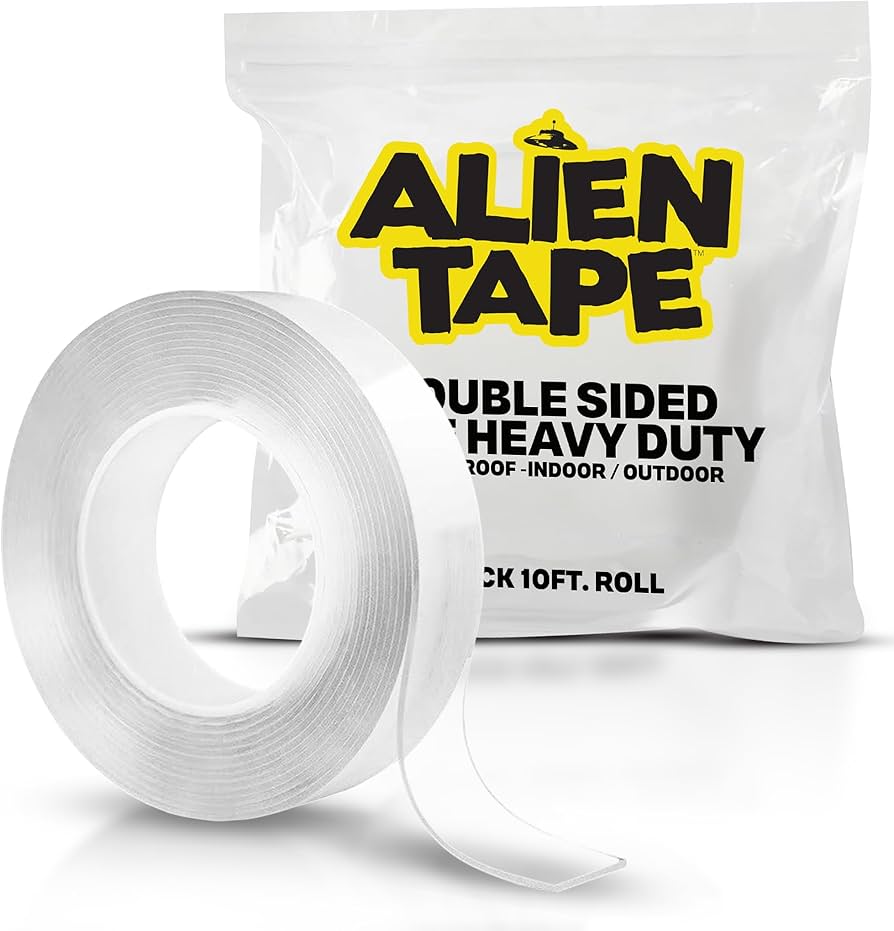 Alien tape cover photo collage