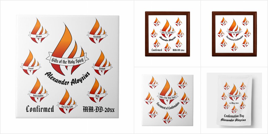 Gifts for Pentecost and Confirmations cover photo collage