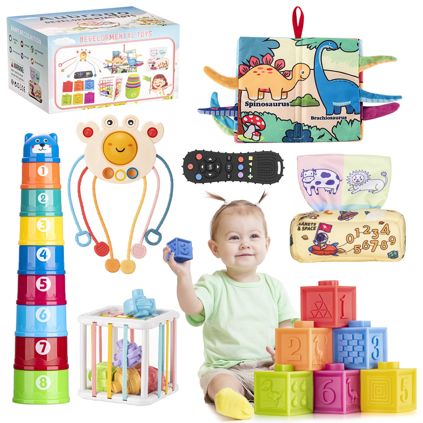 ⭐️Stage two 2️⃣- Toys for teething 🦷 🧸 cover photo collage