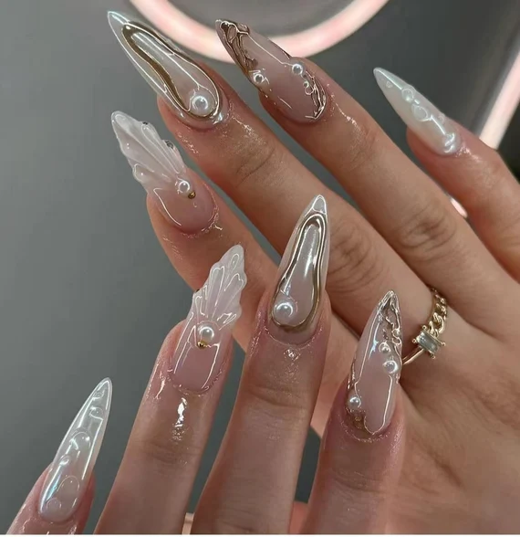 Nail design ideas 💅🏾 cover photo collage