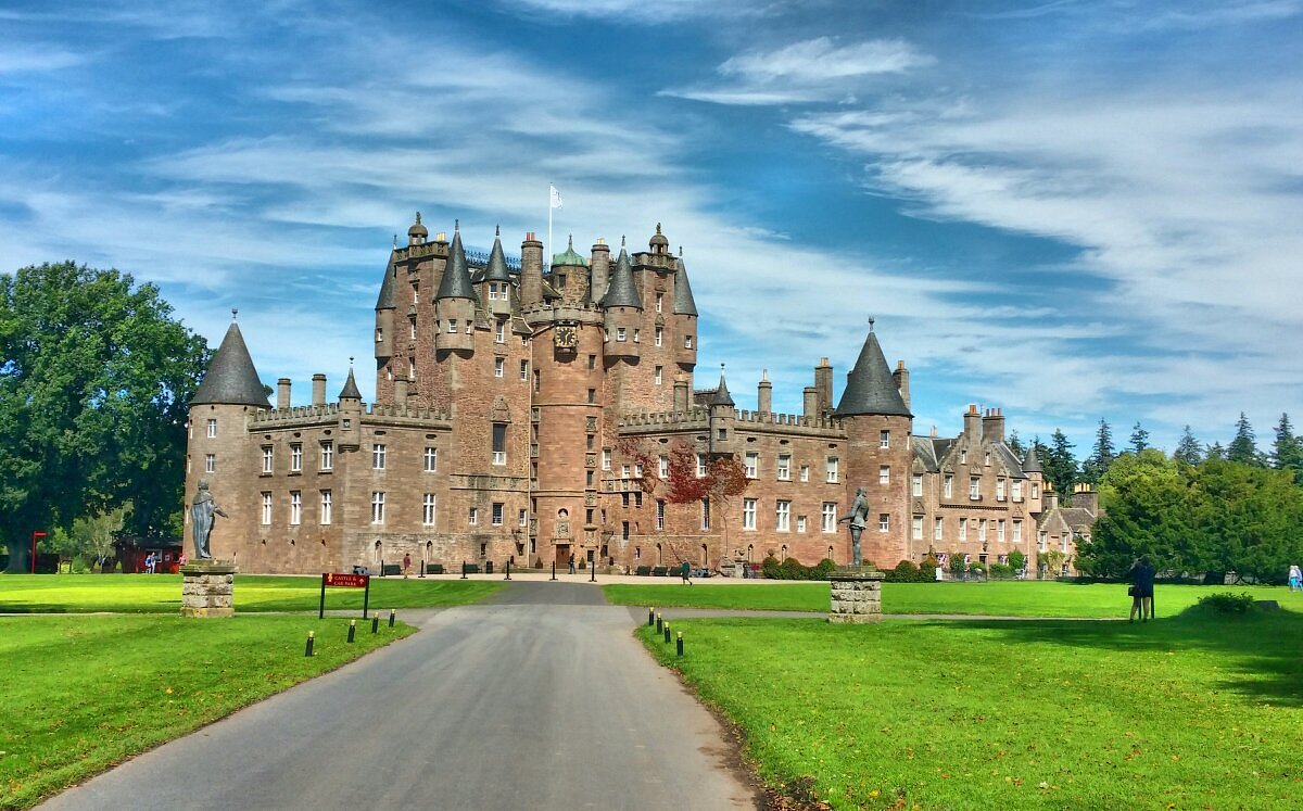 Angus, Scotland - Pictish Stones to Peter Pan cover photo collage